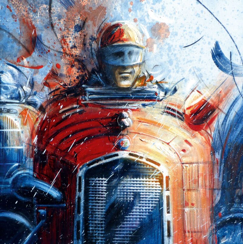 Detail poster Tazio Nuvolari
