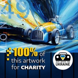 Car art for Ukraine shows solidarity