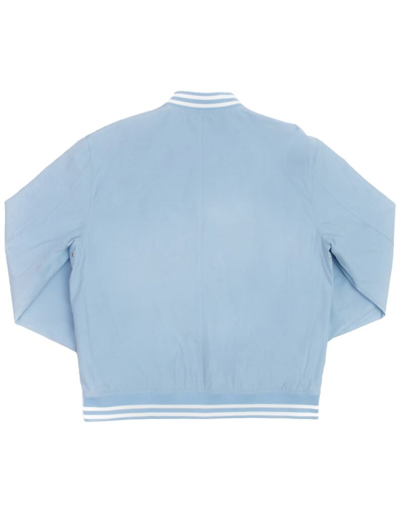 Suixtil Men's Barcelona Summer Racer Bomber Jacket, Argentine blue