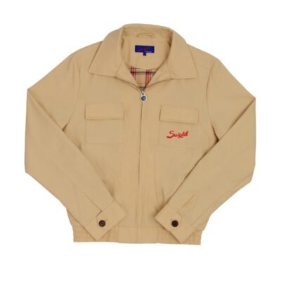 Suixtil Men's Monaco Bomber Jacket, Golden sands