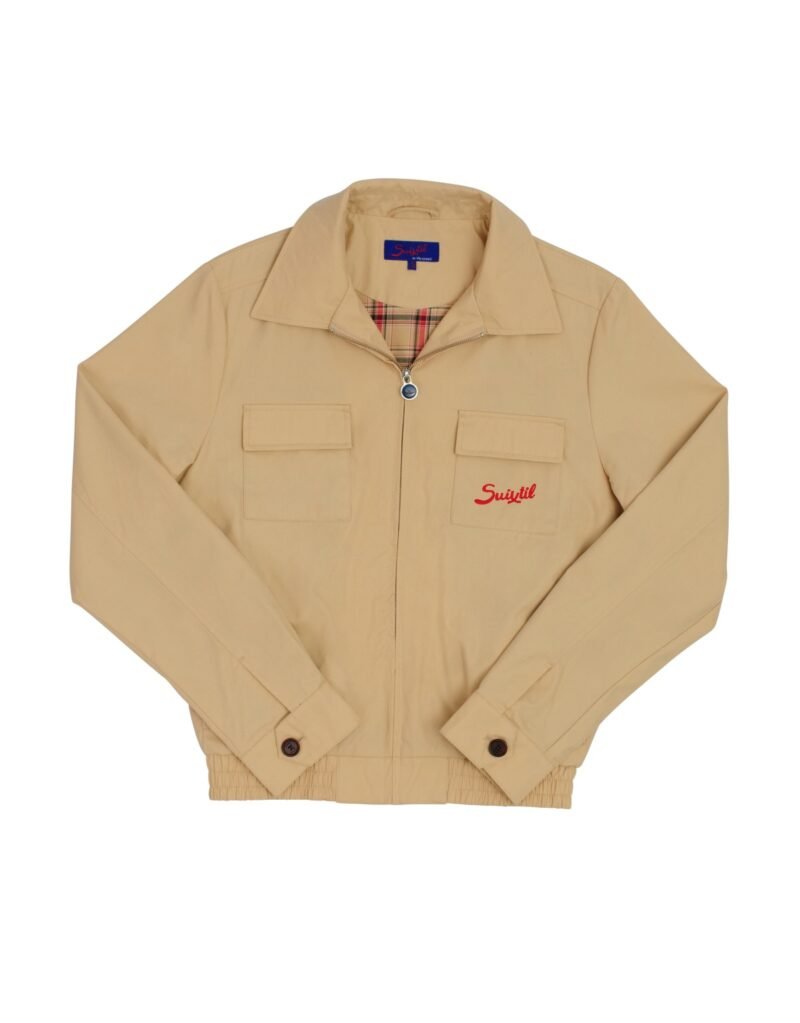 Suixtil Men's Monaco Bomber Jacket, Golden sands