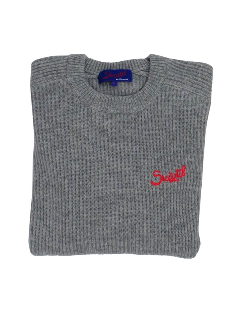 Suixtil Raticosa wool and cashmere sweater - Storm grey