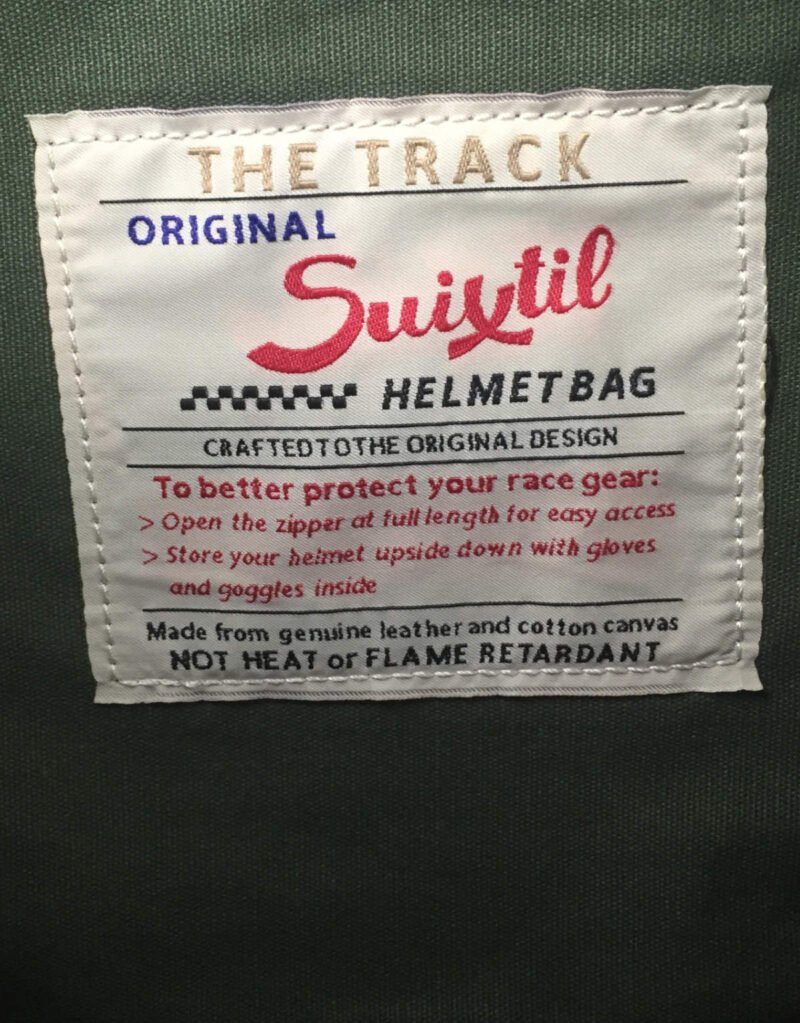 Suixtil deep green track helmet bag
