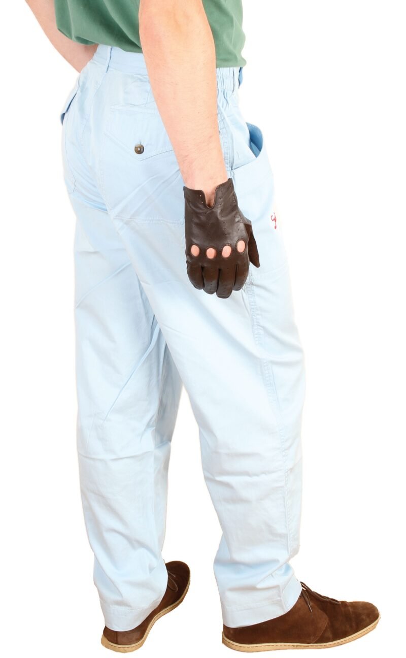 Suixtil Men's 100% Fine Cotton Twill Modena Race Pant, Argentine blue