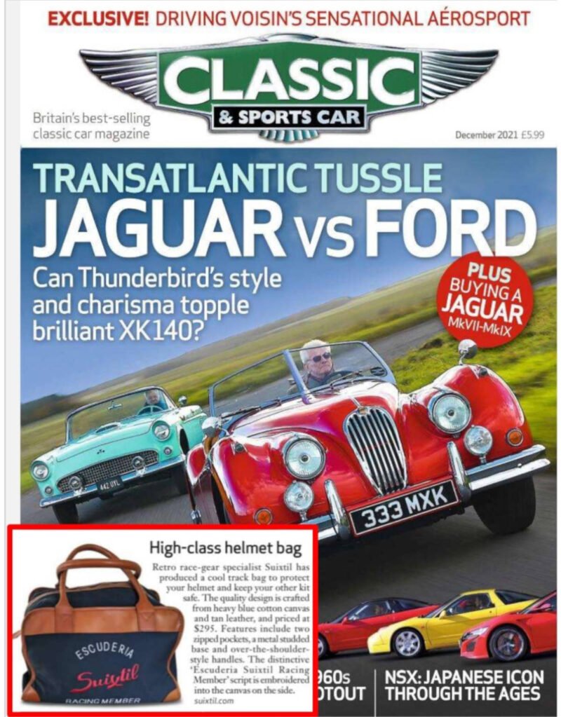 Suixtil navy blue track helmet bag