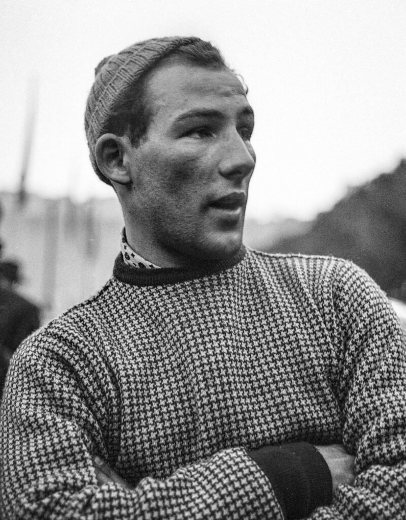 Suixtil Ibsley Merino wool and cotton sweater - Smoke blue