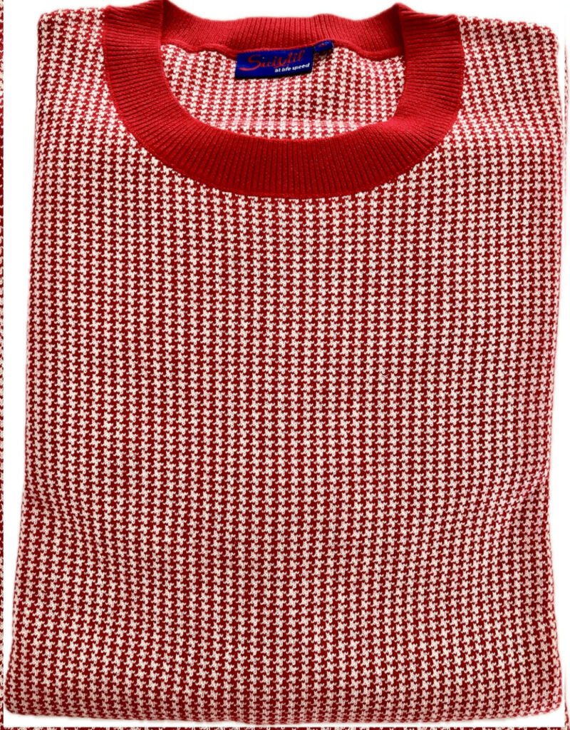 Suixtil Ibsley Merino wool and cotton sweater - Ruby red